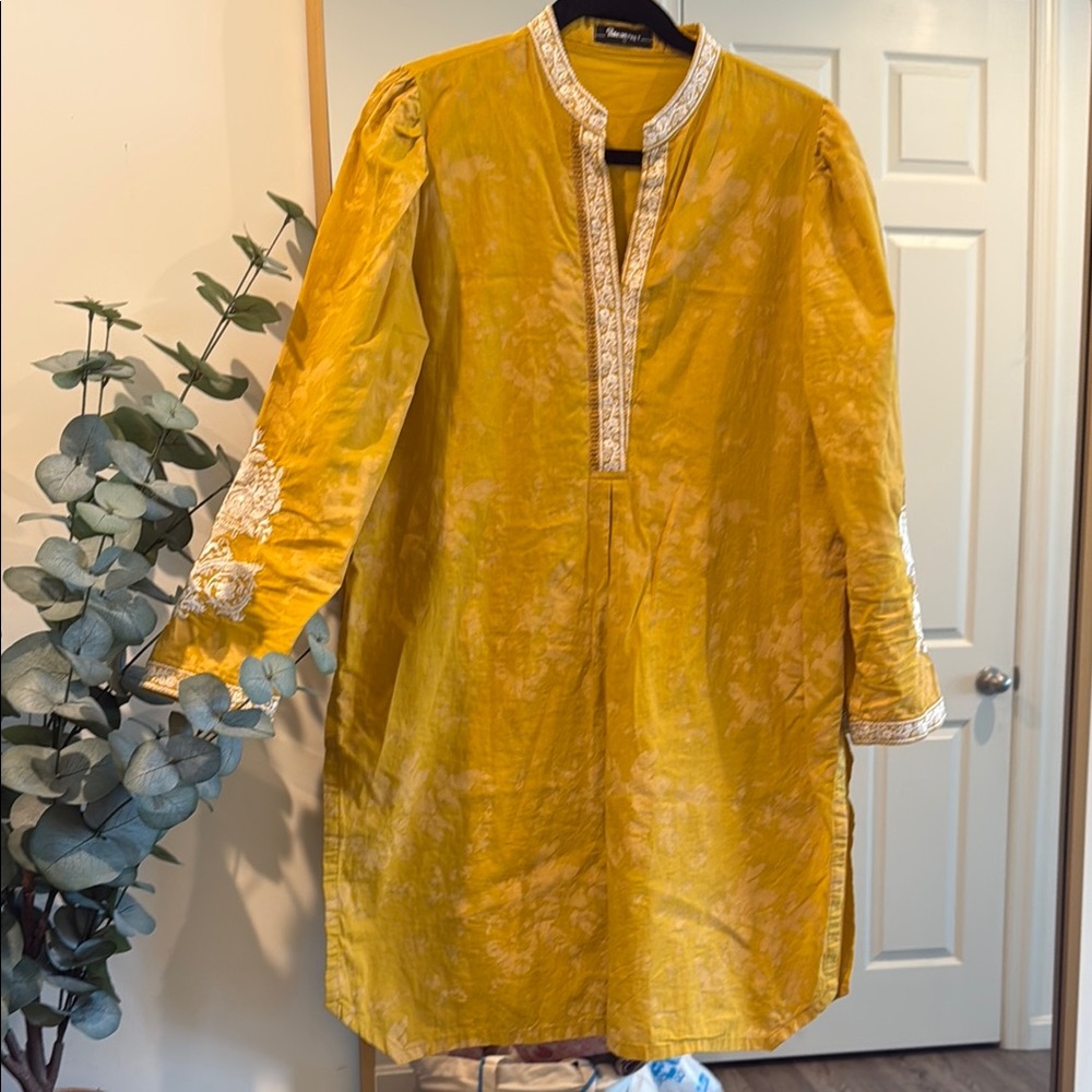 Gul Ahmed Tunic Kurtis with White Embroidery